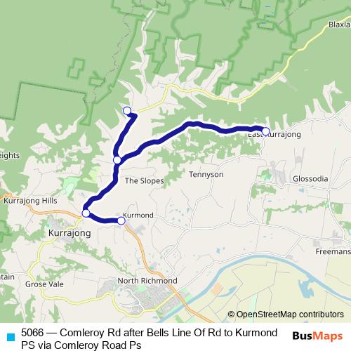 5066 bus Line Map