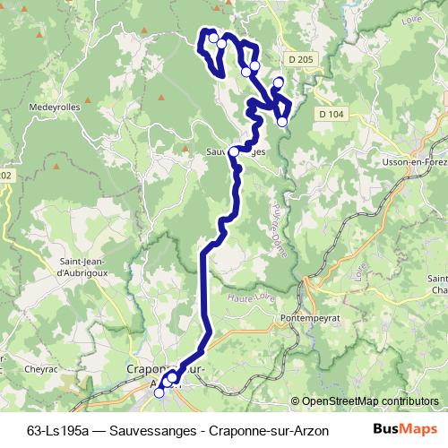 63-Ls195a bus Line Map