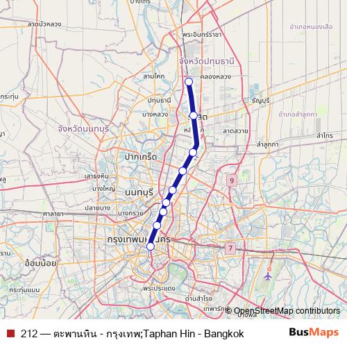 212 rail Line Map