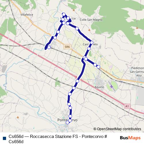 Cs656d bus Line Map