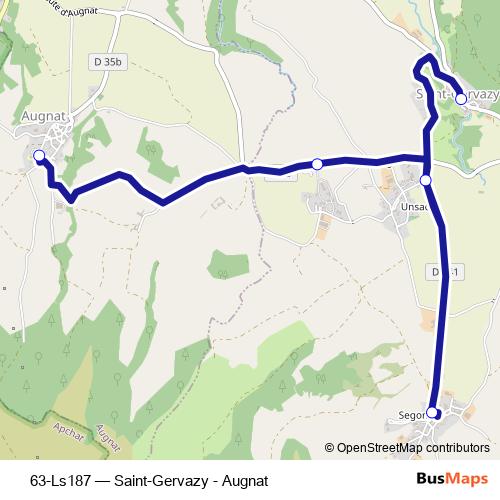 63-Ls187 bus Line Map