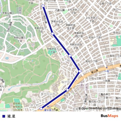 猪.星 bus Line Map