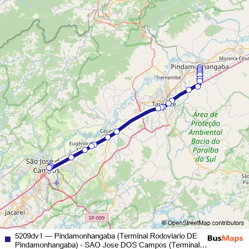 5209dv1 bus Line Map