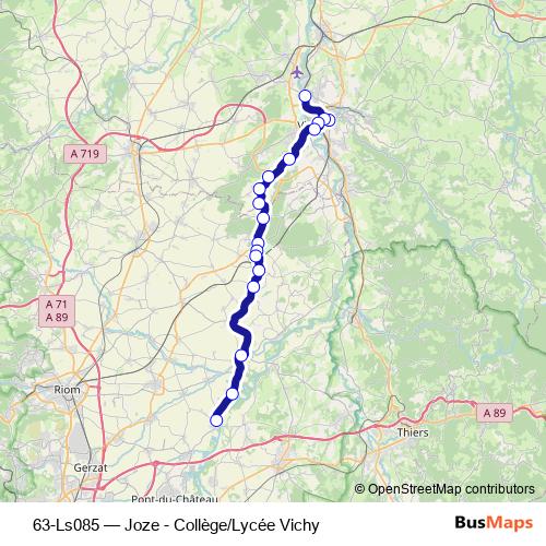 63-Ls085 bus Line Map