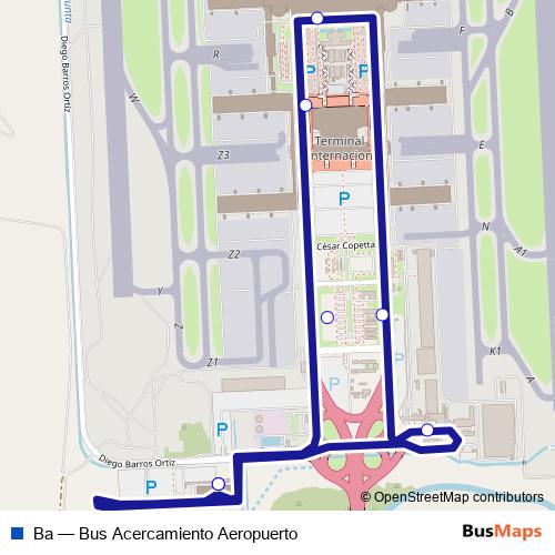 Ba bus Line Map