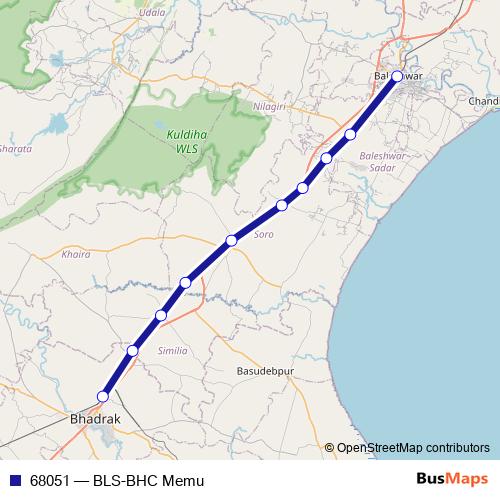 68051 rail Line Map