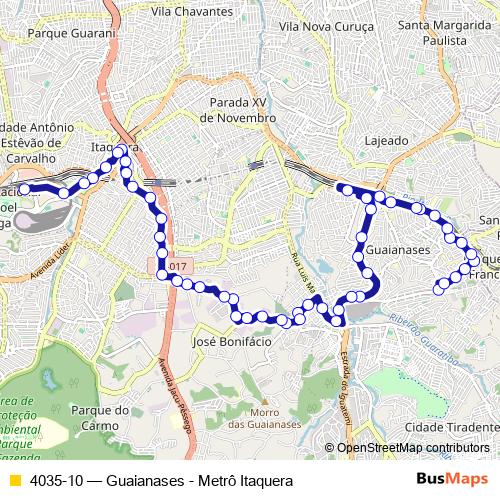 4035-10 bus Line Map