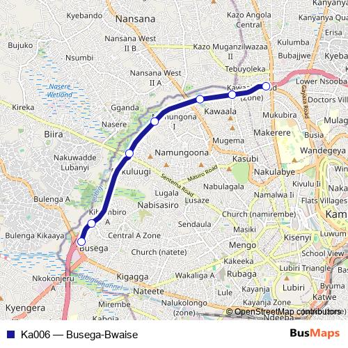 Ka006 bus Line Map