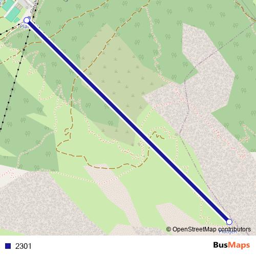 2301 cable-car Line Map