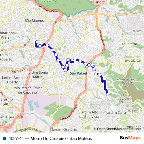 4027-41 bus Line Map