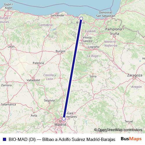 BIO-MAD (Dl) air Line Map