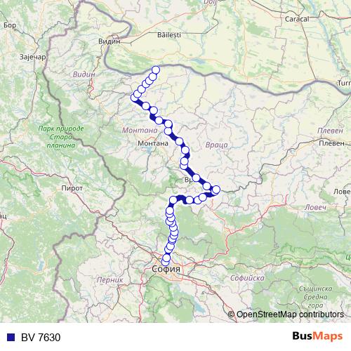 BV 7630 rail Line Map