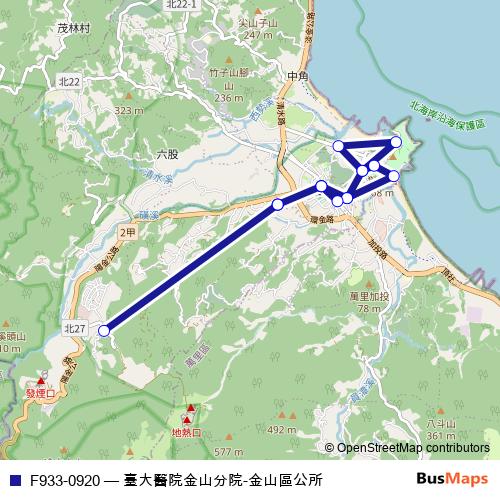 F933-0920 bus Line Map