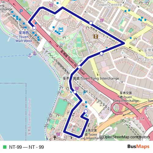 NT-99 bus Line Map