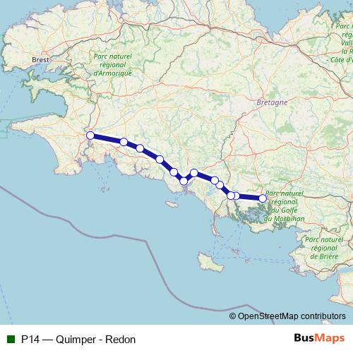 P14 rail Line Map