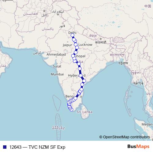 12643 rail Line Map