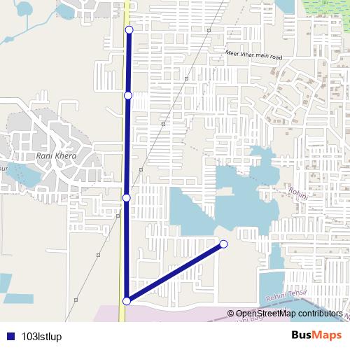 103lstlup bus Line Map