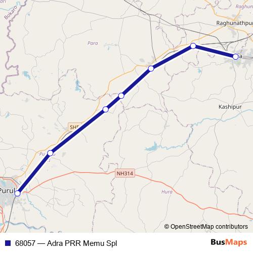 68057 rail Line Map