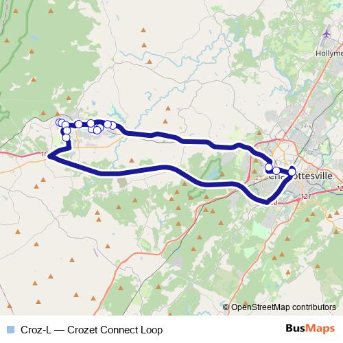 Croz-L bus Line Map