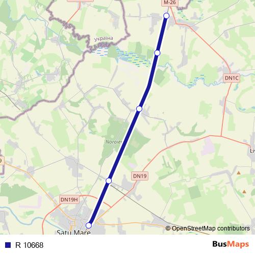 R 10668 rail Line Map
