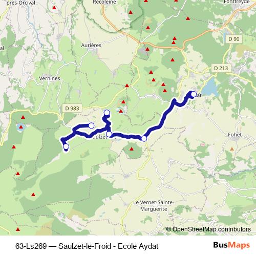 63-Ls269 bus Line Map