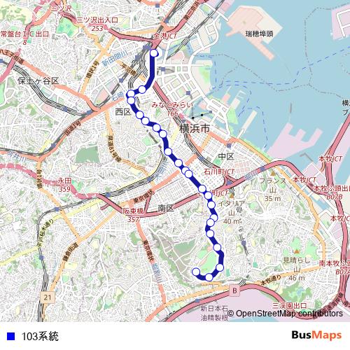 103系統 bus Line Map