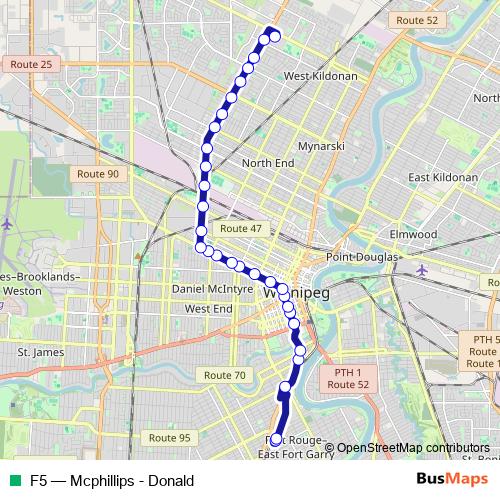F5 bus Line Map