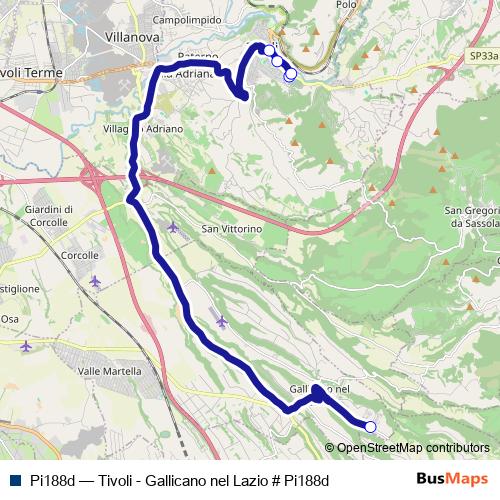 Pi188d bus Line Map
