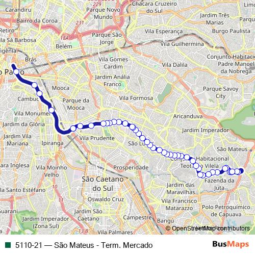 5110-21 bus Line Map