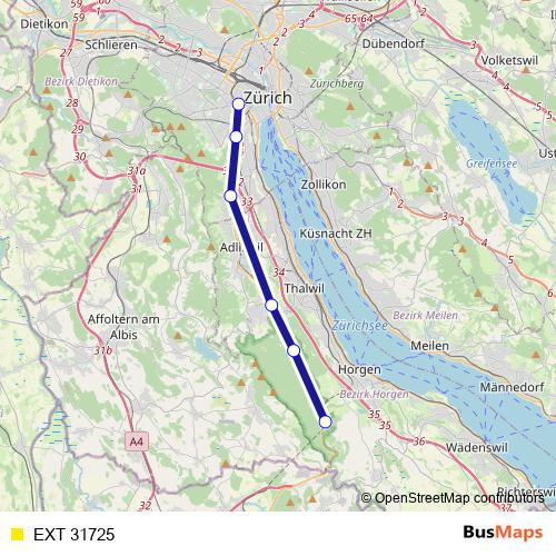 EXT 31725 rail Line Map