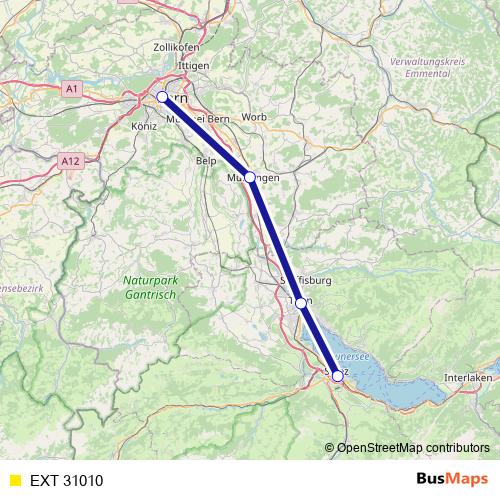 EXT 31010 rail Line Map