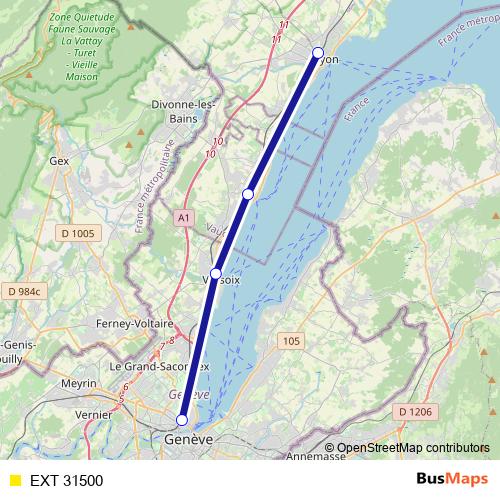 EXT 31500 rail Line Map