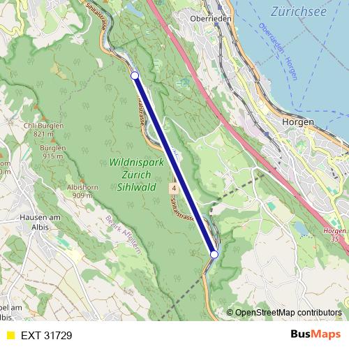 EXT 31729 rail Line Map