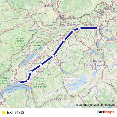 EXT 31392 rail Line Map