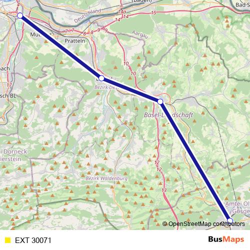 EXT 30071 rail Line Map