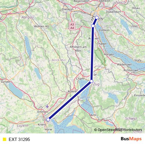 EXT 31295 rail Line Map
