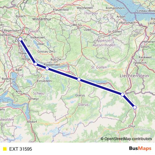 EXT 31595 rail Line Map