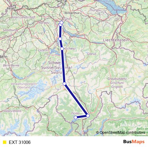 EXT 31006 rail Line Map