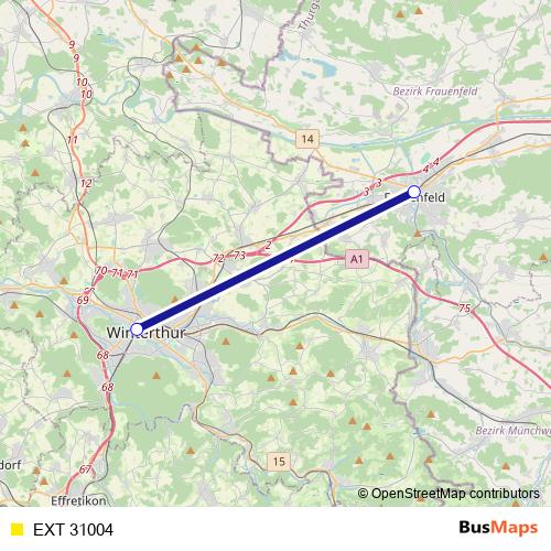 EXT 31004 rail Line Map