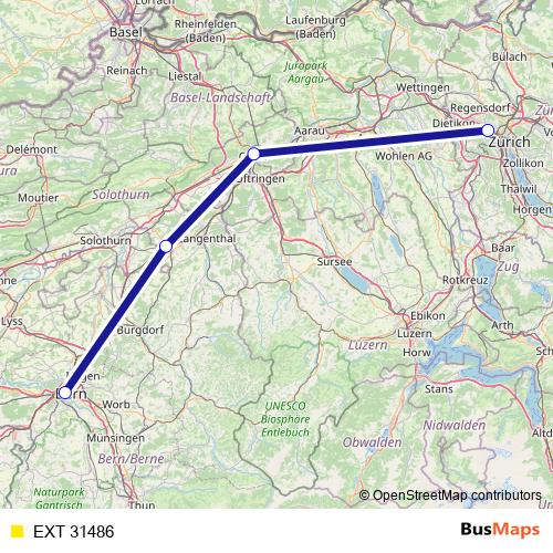 EXT 31486 rail Line Map