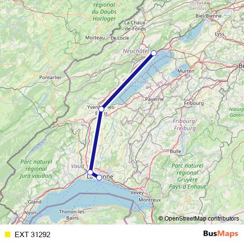 EXT 31292 rail Line Map