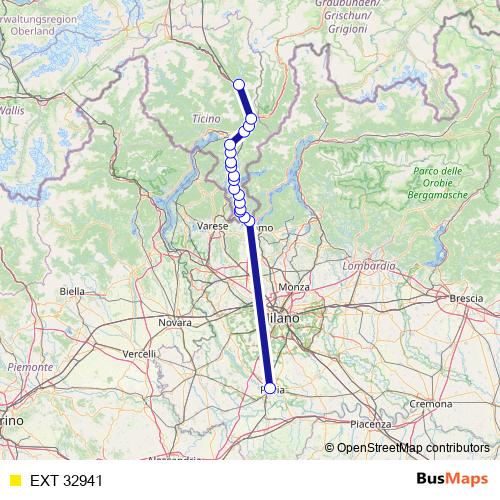 EXT 32941 rail Line Map