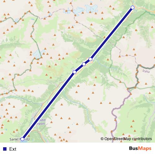 Ext rail Line Map
