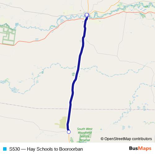S530 bus Line Map