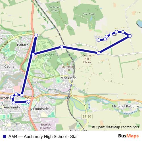 AM4 bus Line Map