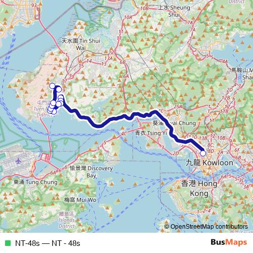 NT-48s bus Line Map