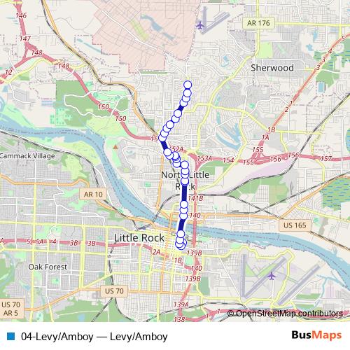 04-Levy/Amboy bus Line Map