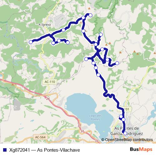 Xg872041 bus Line Map
