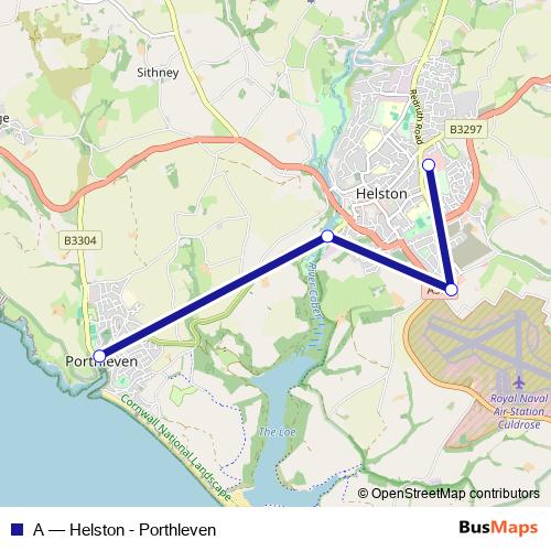 A bus Line Map