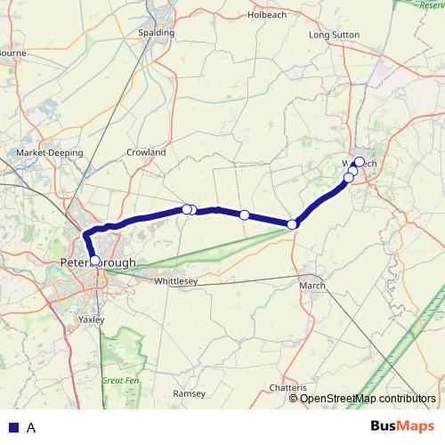 A bus Line Map